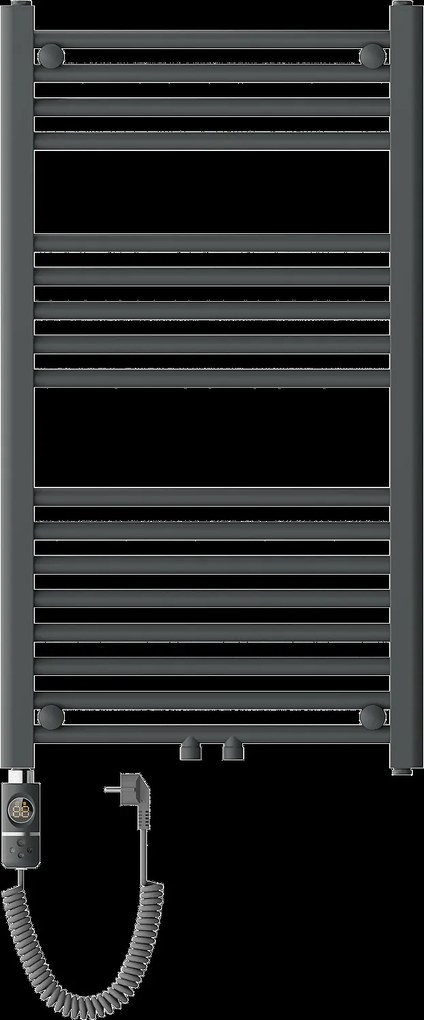 Mexen Mars, elektrické vykurovacie teleso 900 x 500 mm, 600 W, antracitová, W110-0900-500-2600-66