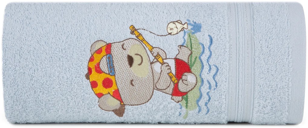 DETSKÝ BAVLNENÝ UTERÁK BABY51 50X90 CM MODRÁ