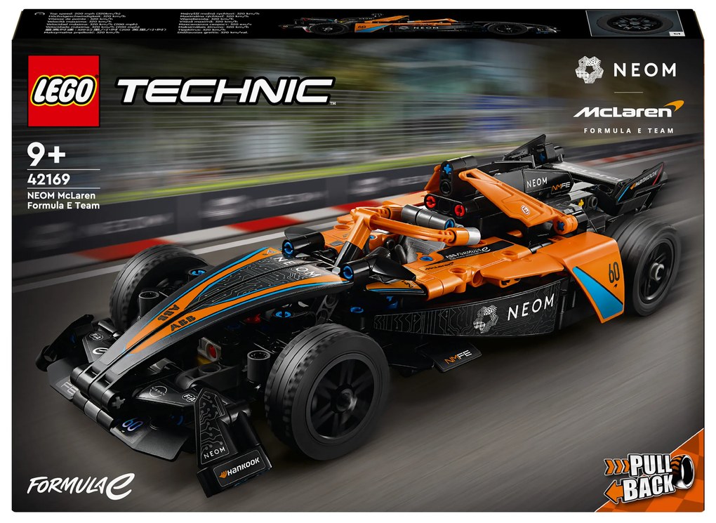 Lego®  Technic 42169 Pretekárske auto Formula E Neom McLaren  (100383133)