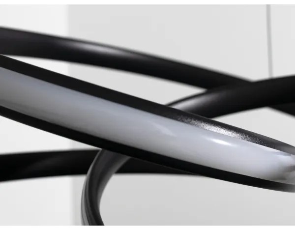 LED Stmievateľný luster na lanku LED/85W/230V 3000-6500K pr. 49 cm + diaľkové ovládanie