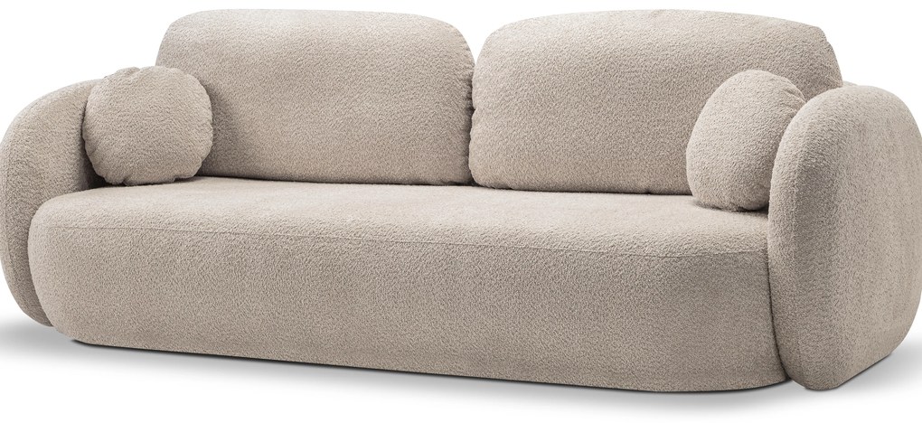 Pohovka Onyx (krémová). Akcia -20%. Vlastná spoľahlivá doprava až k Vám domov. 1098083