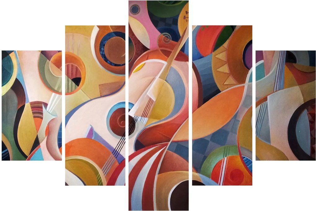 Obraz - Hudobný abstrakt (150x105 cm)