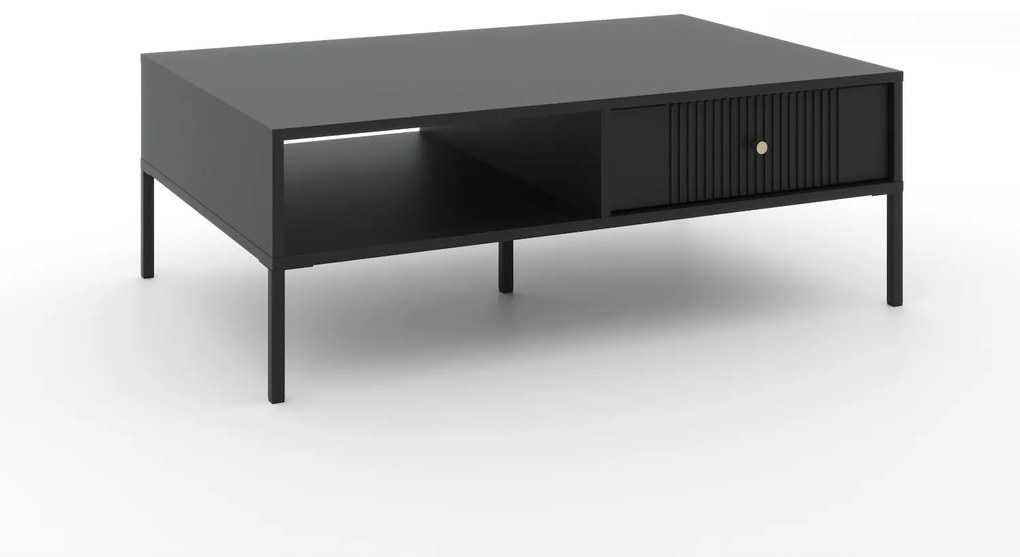Konferenční stolek Iseo 104 cm černý