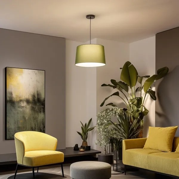 Brilagi - LED luster na lanku CERIA 1xE27/40W/230V priemer 45 cm zelený