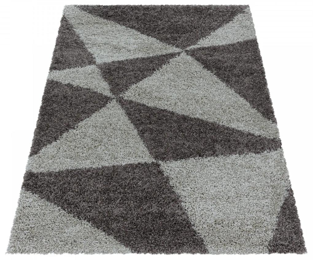 Ayyildiz koberce Kusový koberec Tango Shaggy 3101 taupe - 280x370 cm