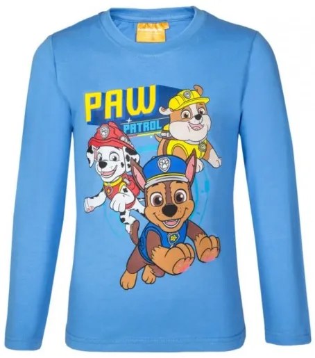 Kittymall KFT. - Chlapčenské tričko s dlhým rukávom Tlapková patrola PAW PATROL / 100% bavlna 116