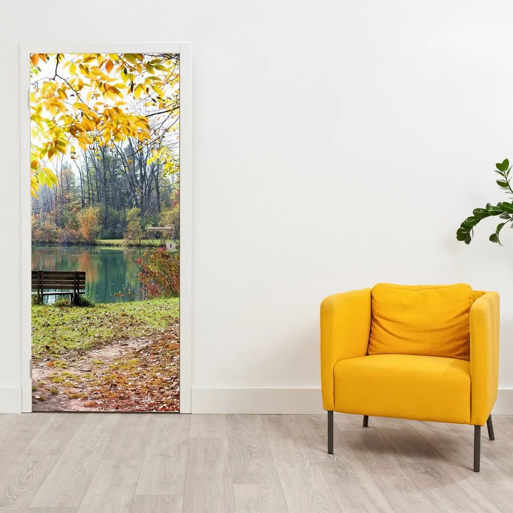 Fototapeta na dvere - Rybník (95x205cm)