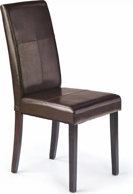Jedálenská stolička Rauta (wenge + tmavohnedá). Vlastná spoľahlivá doprava až k Vám domov. 770109