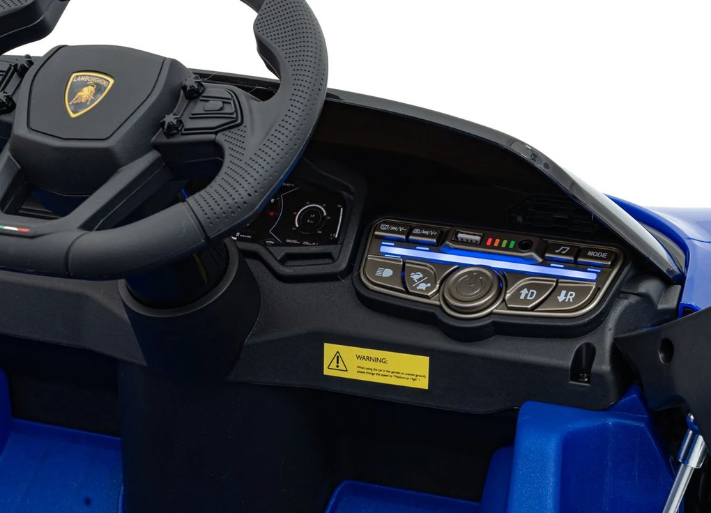 Ramiz Lamborghini Revuelto vozidlo Modrá