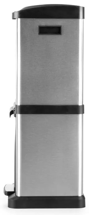 Klarstein Ökosystem² odpadkový kôš triedič odpadkov 30l (1 x15 l, 2x7,5 l) PE ušľachtilá oceľ