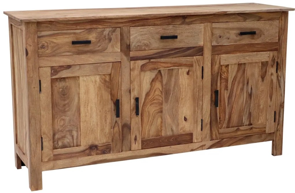 furniture-nabytek.cz - Kuchyňská komoda z masivního dřeva palisandr 160x45x90