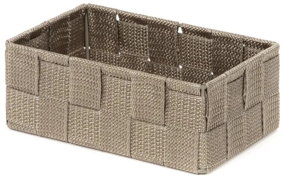 Compactor Úložný organizér do zásuvky Compactor TEX - košík M, 18 x 12 x 7 cm, Taupe (sivo-béžový), M