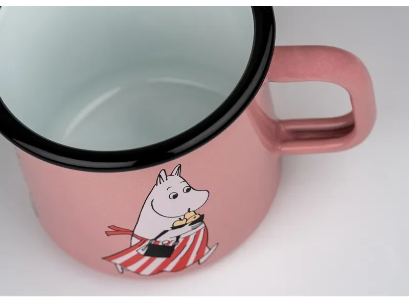 Hrnček Moominmamma 0,37l, smalt / růžový