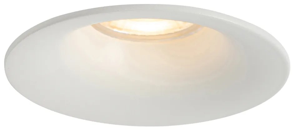 Sada 12 vstavaných bodových svetiel bielych GU10 50 mm - Gijs