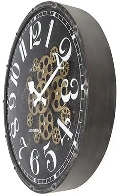 Nástenné hodiny NeXtime Henry Ø50 cm čierne