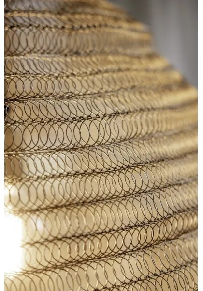 Markslöjd 108773 - Luster na lanku TAZZA 1xE27/40W/230V zlatá