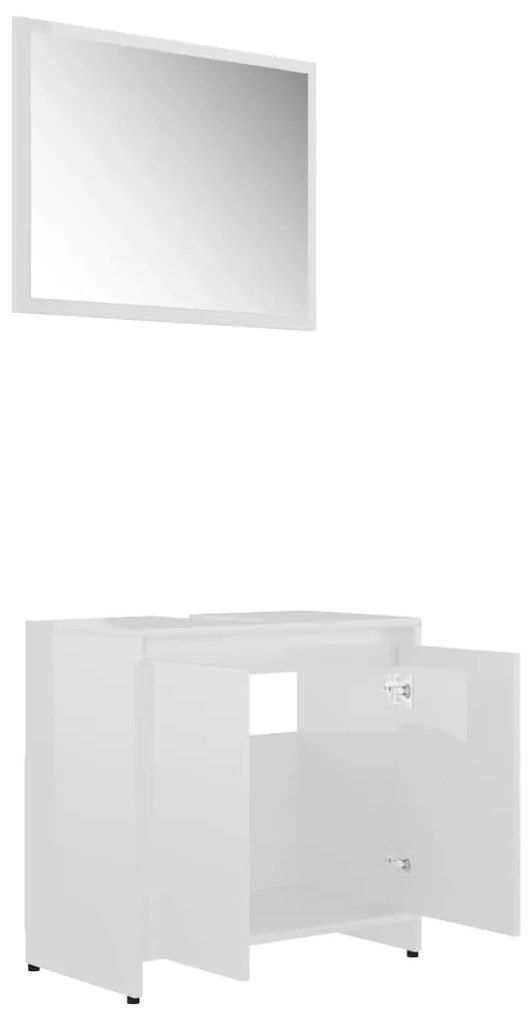 Biely kúpeľňový set SKYLAR