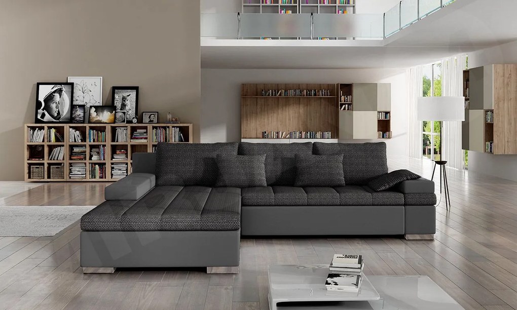 Rohová sedačka Kanton, Dostupné poťahy: Nazar 225.05 + Muna 14, Strana: ľavá