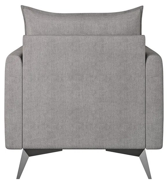 Sivé kreslo Juli Bis – Ropez