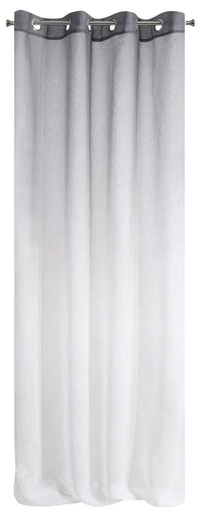 ZÁVES NA KRÚŽKOCH RAVIA 140X250 CM BIELA