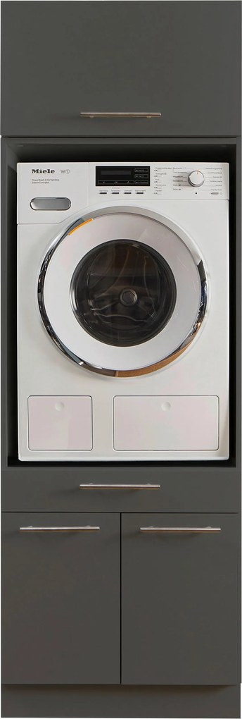XXXLutz SKRINKA NA PRÁČKU, antracitová, 67,5/200/67,5 cm - Skrine do chodby - 001279016781