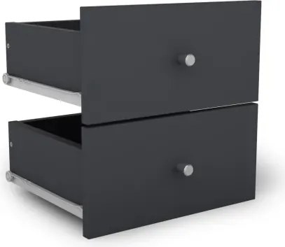 Súprava zásuviek (2 ks) Jerry, grafit%