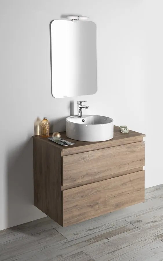 Aqualine Sapho, ALTAIR umývadlová skrinka 67x60x45cm, dub emporio