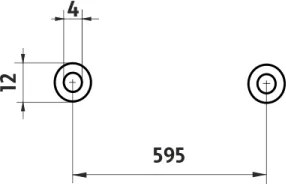 Nimco Držiak na uteráky, 61 cm MAYA - MA 29061-26