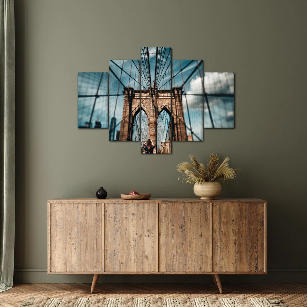 Obraz - Brooklynský most (150x105 cm)