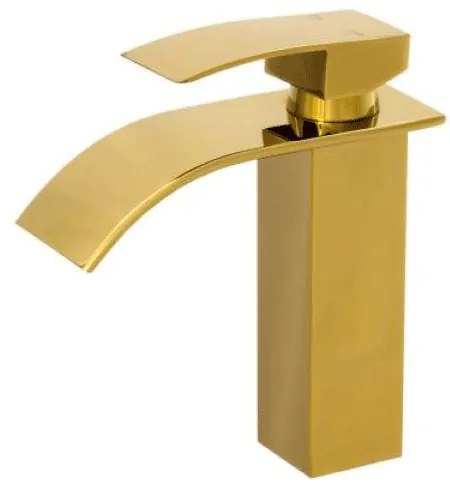 Gamma Elva, umývadlová batéria h-185, zlatá lesklá, GMA-BEAU-GD