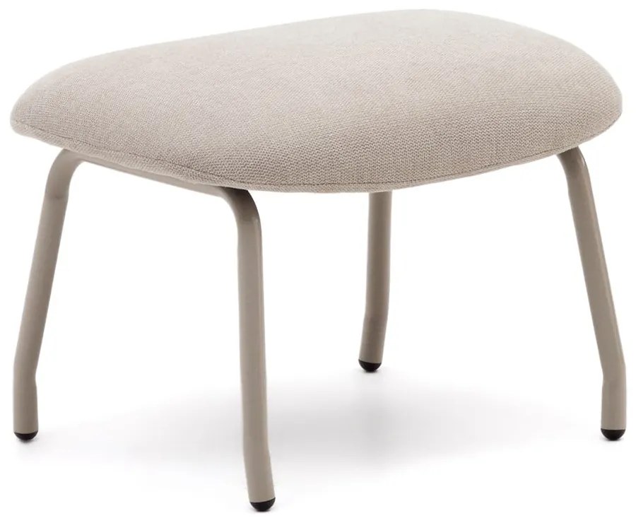 Béžový taburet Belina – Kave Home