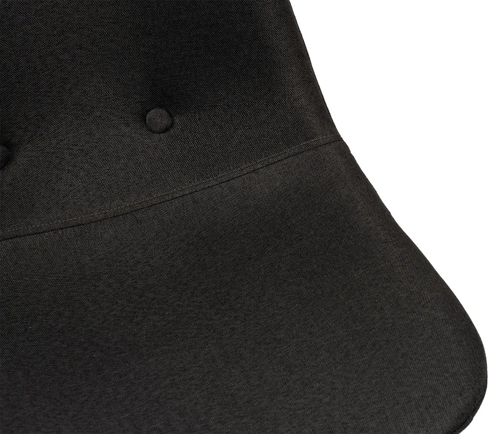 Noela Látková jedálenská stolička MARIE tmavo šedá