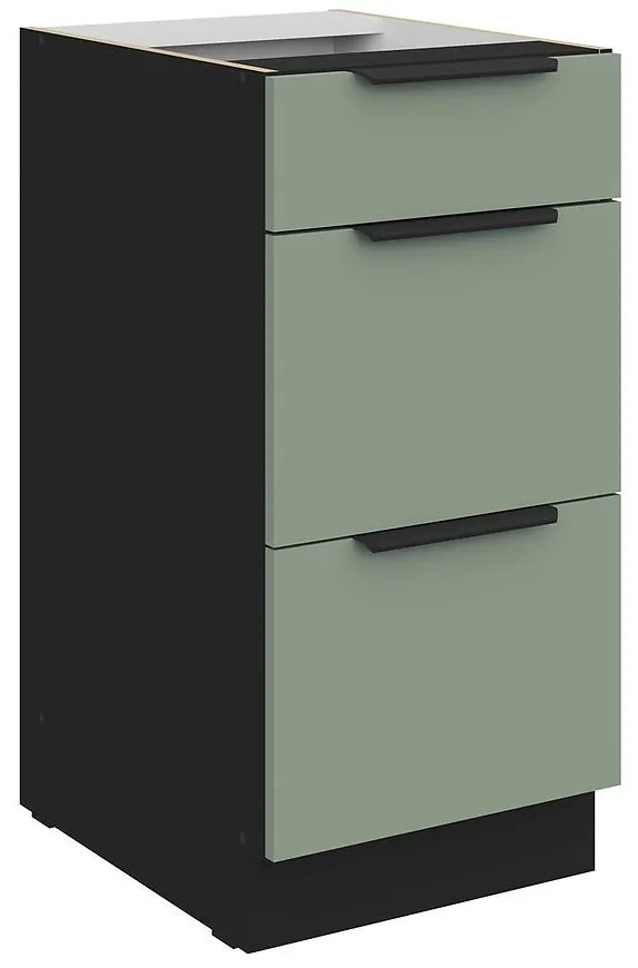 Kuchynská skrinka Aria-Sa/Bl Anti Fingerprint 40d 3s Bb