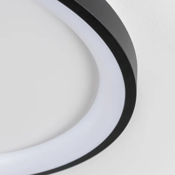 Brilagi -LED stmievateľné stropné svietidlo FALCON SLIM LED/42W/230V priemer 50 cm čierna+DO