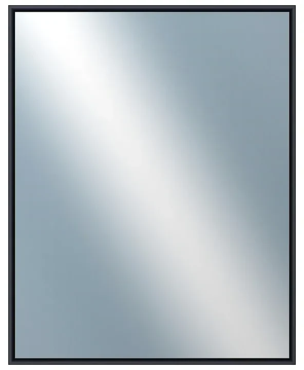 DANTIK - Zrkadlo v rámu, rozmer s rámom 40x50 cm z lišty Hliník čierna (7002021)