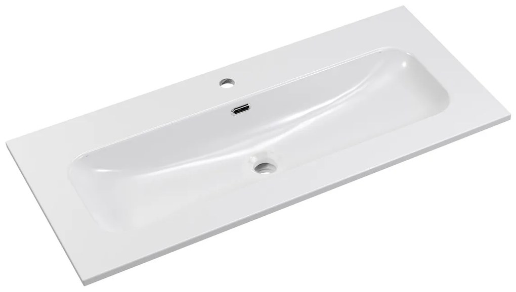 Keramické umývadlo Fly 100-46 DP biele