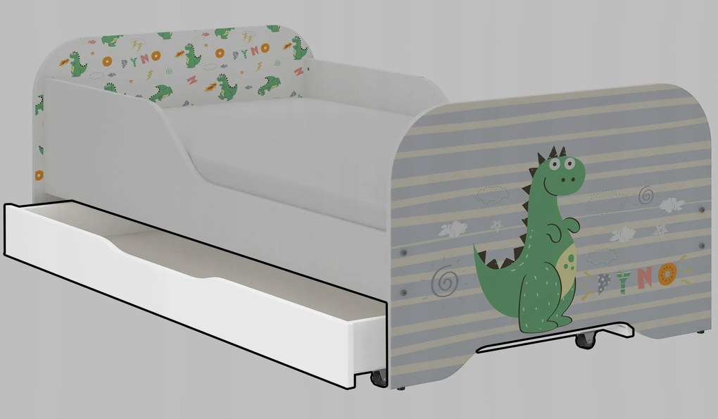 Lamino zásuvka 178x85x14 cm pod detskú posteľ 180x90 cm