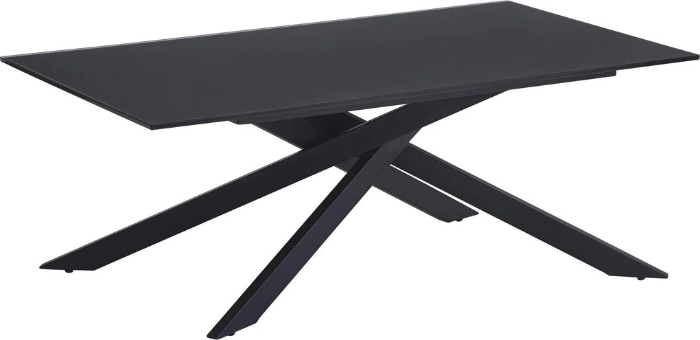 XXXLutz KONFERENČNÝ STOLÍK, čierna, kov, sklo, 115/65/42 cm Stylife - Stolíky do obývačky - 001088009101