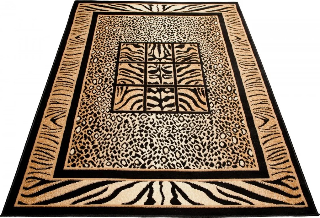 TA Koberec 6600A ČIERNY ATLAS PP Rozmer: 180x250 cm