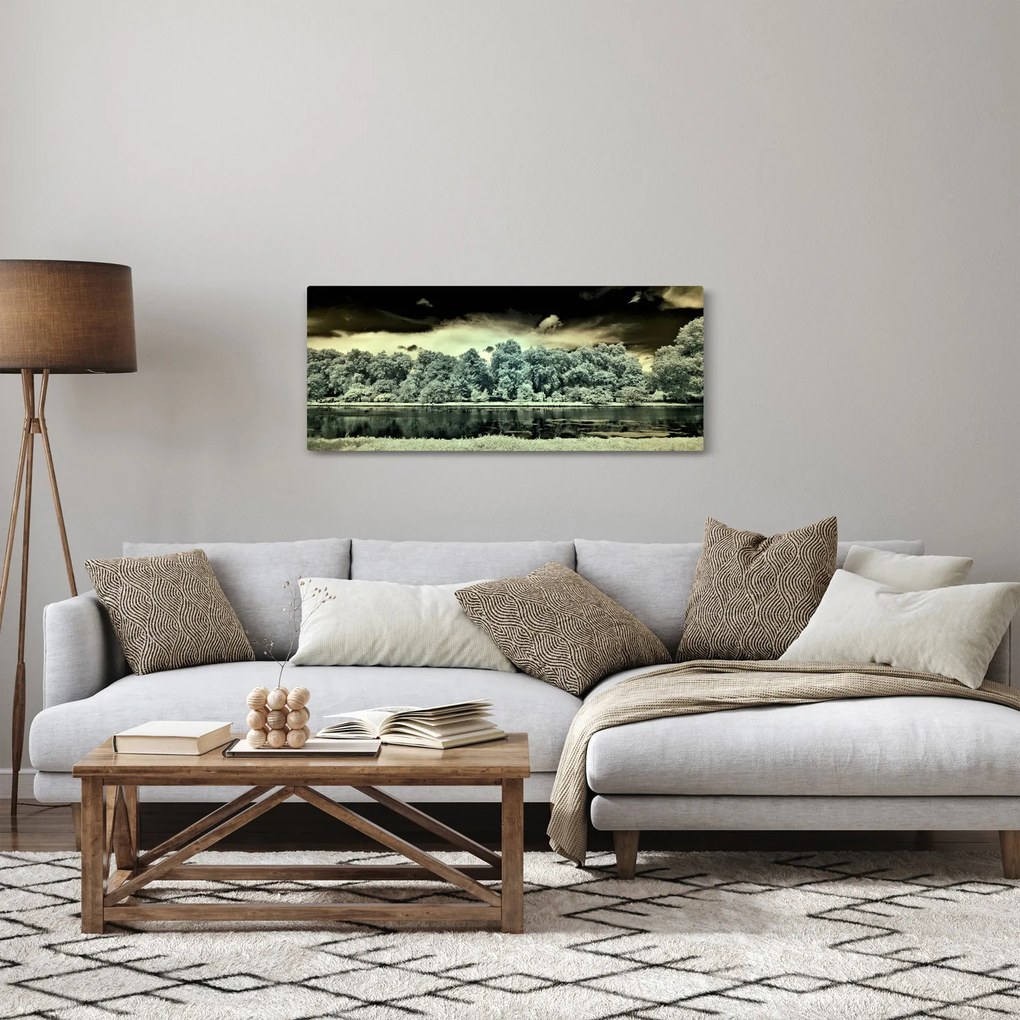Obraz vodnej plochy (120x50 cm)
