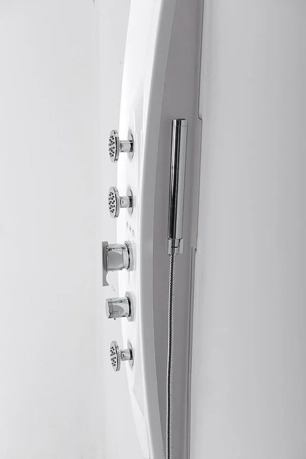 Polysan Polysan, MOLA sprchový panel s termostat. batériou 210x1300mm, nástenný, 80365