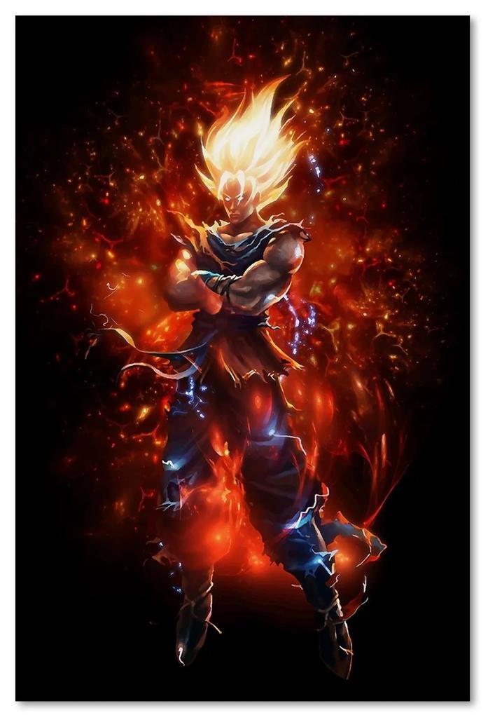 Gario Obraz na plátne Dragon Ball Son Goku - SyanArt Rozmery: 40 x 60 cm