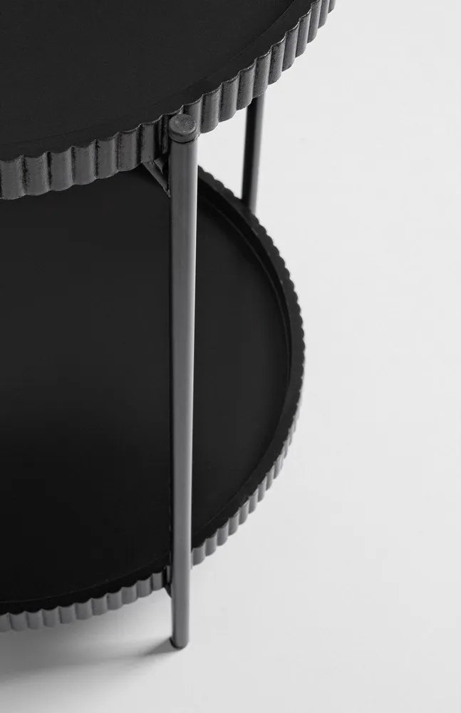 Kovový okrúhly odkladací stolík ø 42 cm Herdys – Yes Everyday