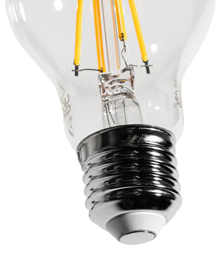 Sada 5 stmievateľných LED žiaroviek E27 A60 číra 4,5W 500 lm 2700K