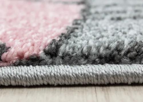 Koberce Breno Kusový koberec KIDS 580 Pink, viacfarebná,120 x 170 cm