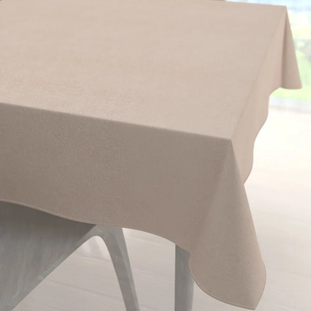 Biante Štvorcový obrus/imitácia brúsenej kože Alcantara ALC-009 Béžový 40x40 cm