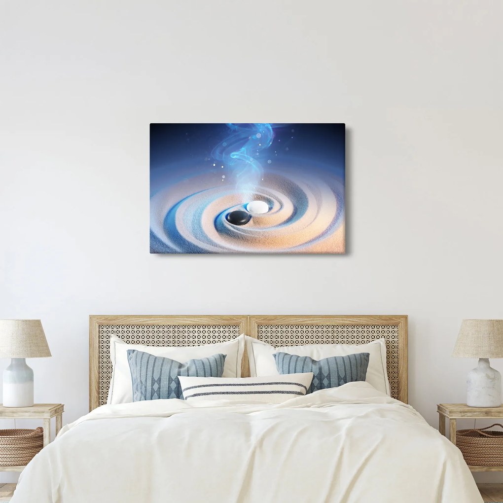 Obraz - Éterický yin-yang (90x60 cm)