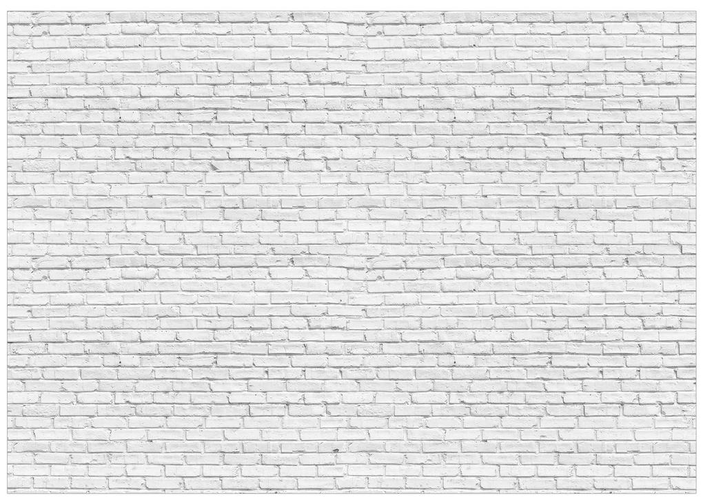 Artgeist Fototapeta - Gray Brick Veľkosť: 147x105, Verzia: Samolepiaca