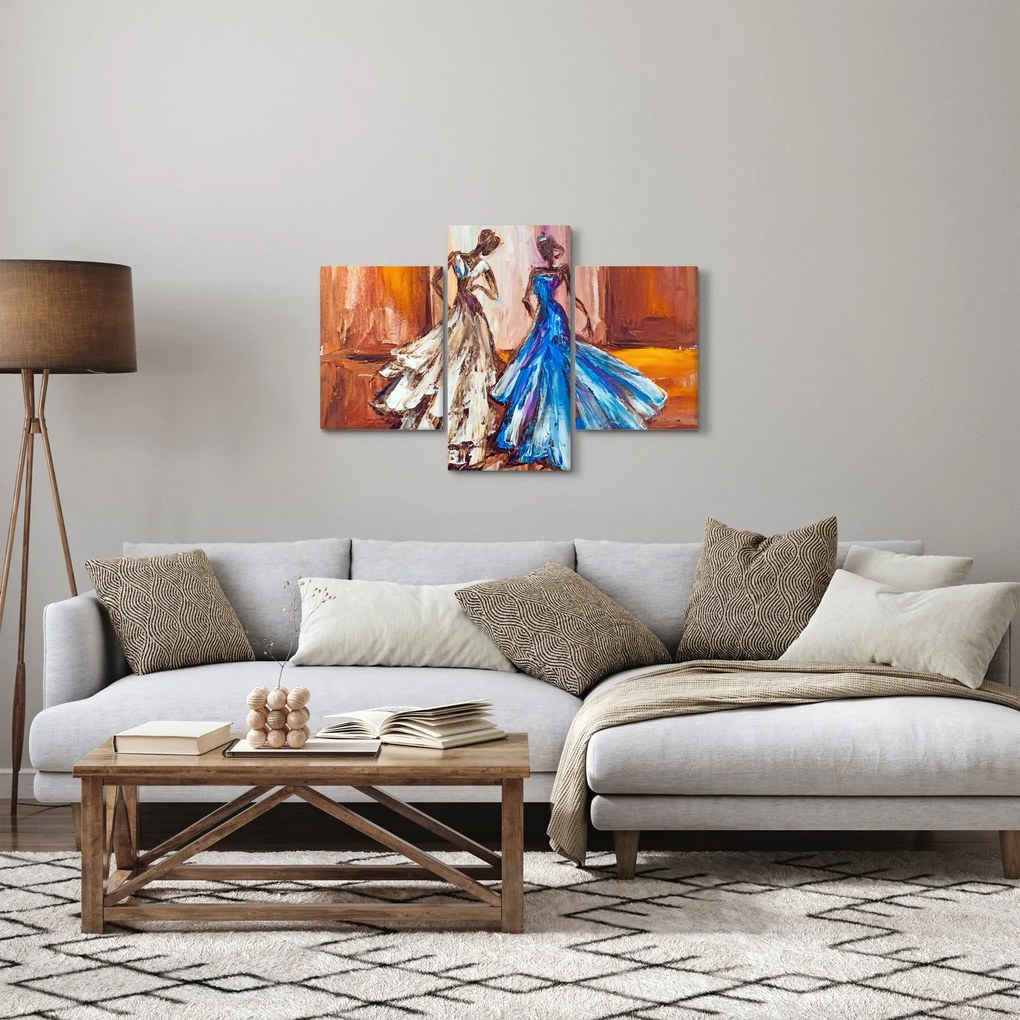 Obraz - Tanečnica, olejomaľba (90x60 cm)