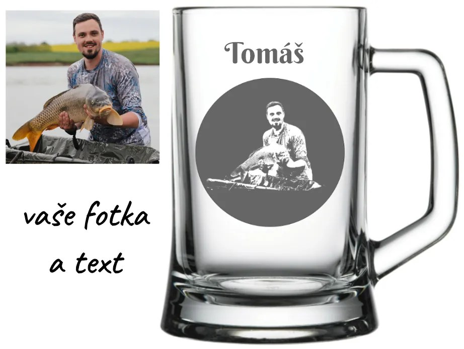 Dekorant Pivný polliter s fotografiou